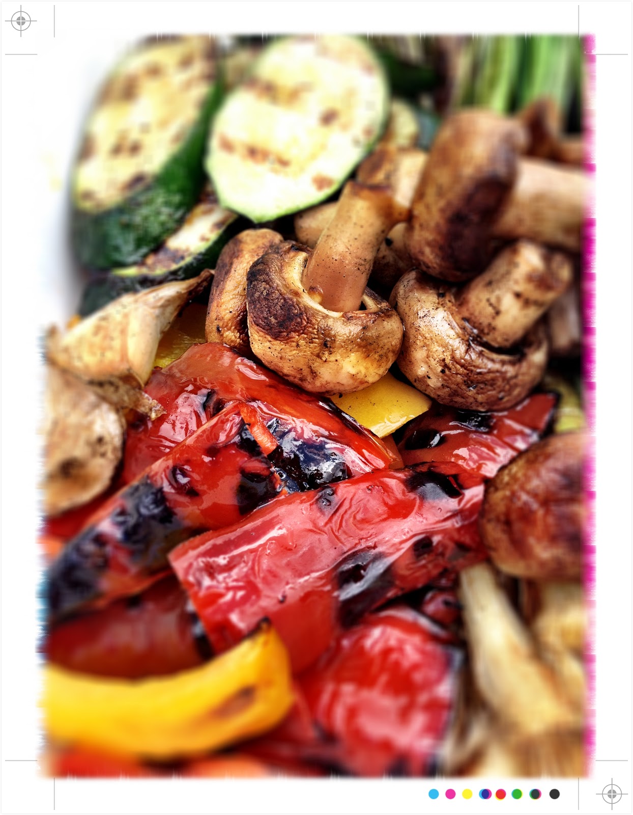 Toast Herby Grilled Vegetables