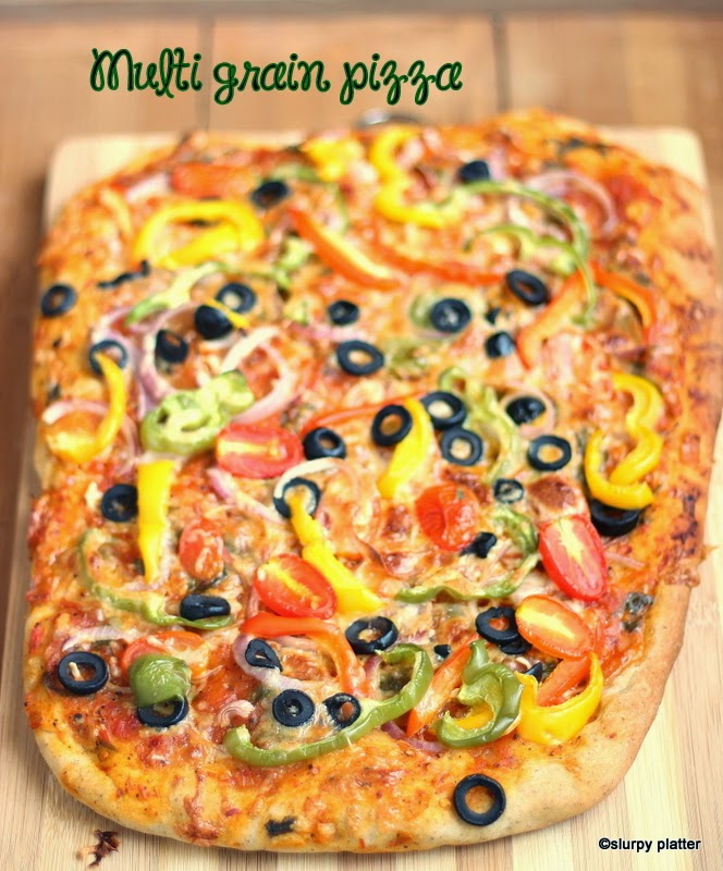 Multi grain pizza Multi grain pizza