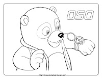 special agent oso coloring pages