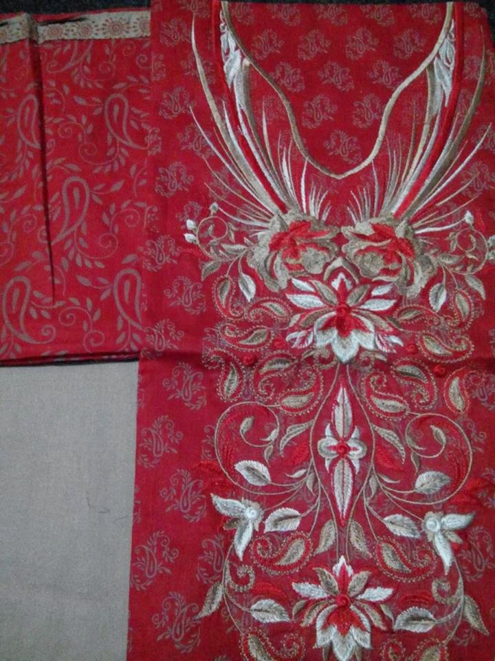 Kamalia Khaddar & Fabrics Ladies Khaddar Latest design 2014