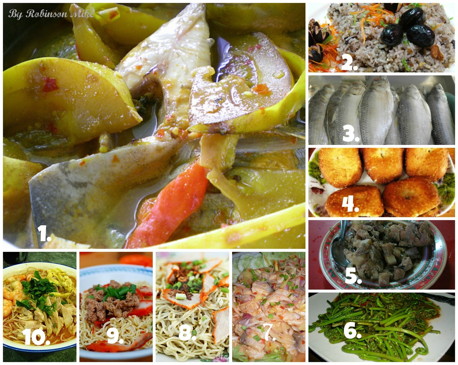 Kingdom of SarawaK : Sarawak top 10 foods