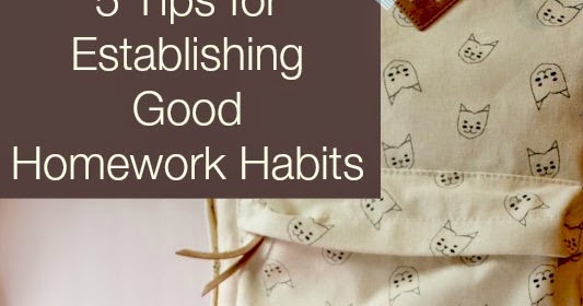 Good Homework Habits