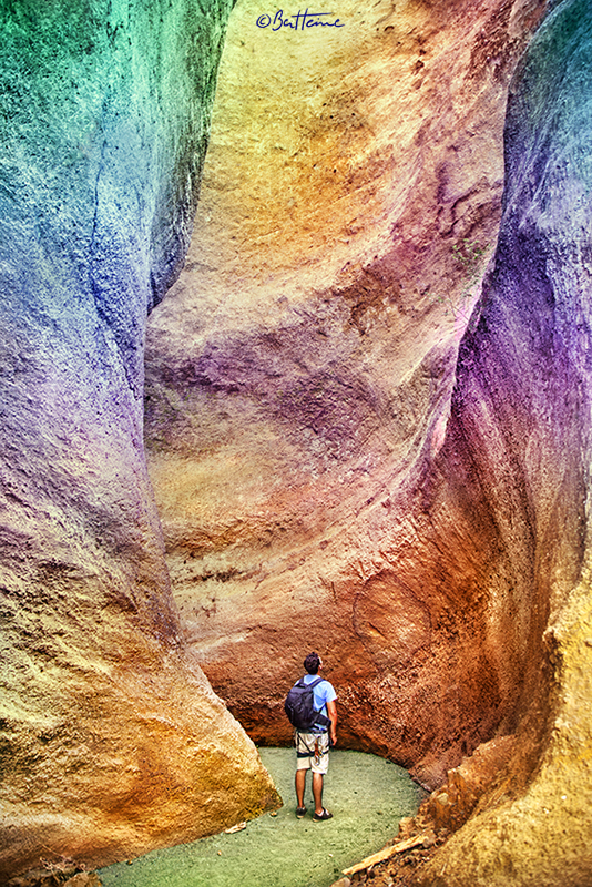 Rainbow canyon - ben heine photography