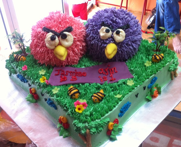 Angry Bird Butterream Cake