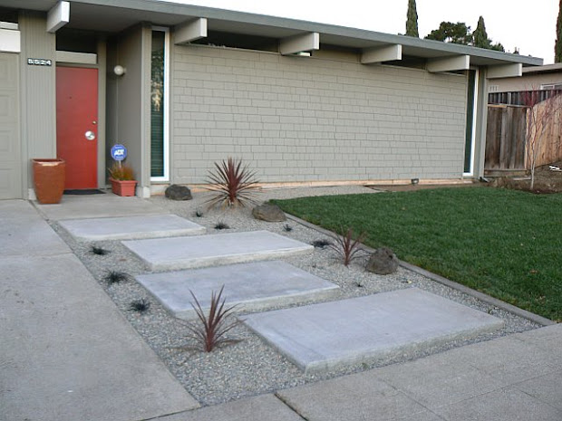 mid2mod landscaping mid-century
