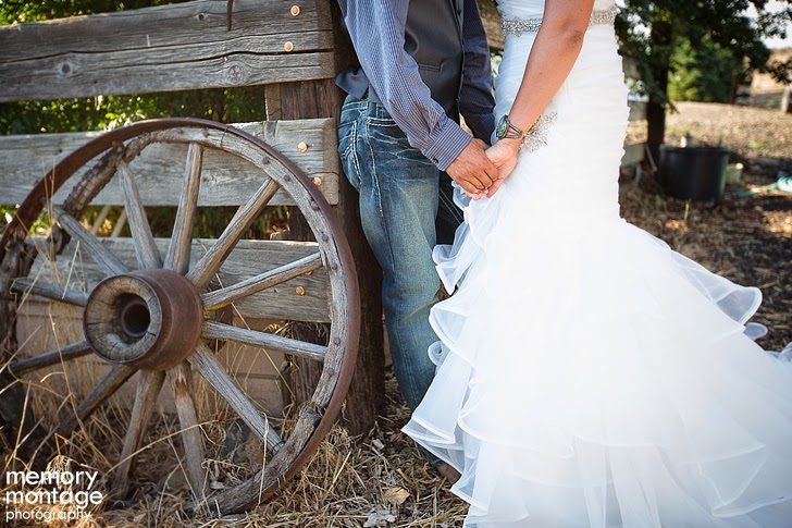 country western wedding photography