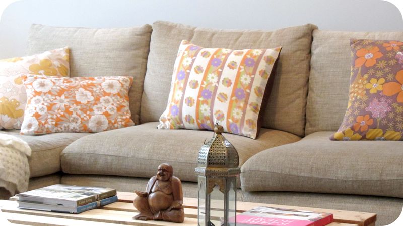 Almohadones vintage: penelope home Decoracion living vintage