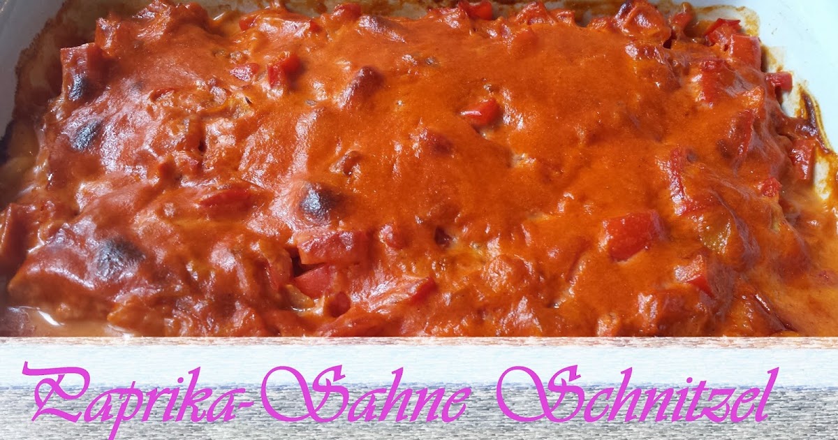Low Carb Rezepte PaprikaSahne Schnitzel