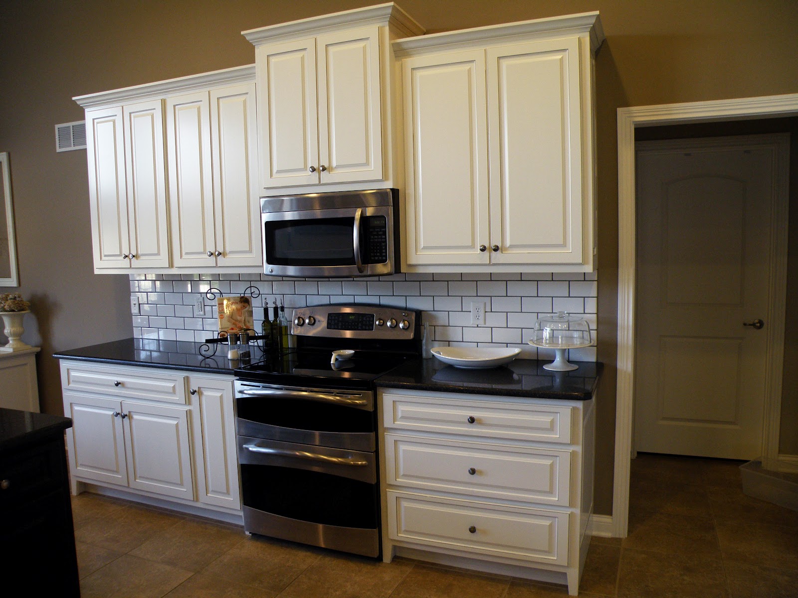 Kitchen cabinet trash can pull out Kitchen
