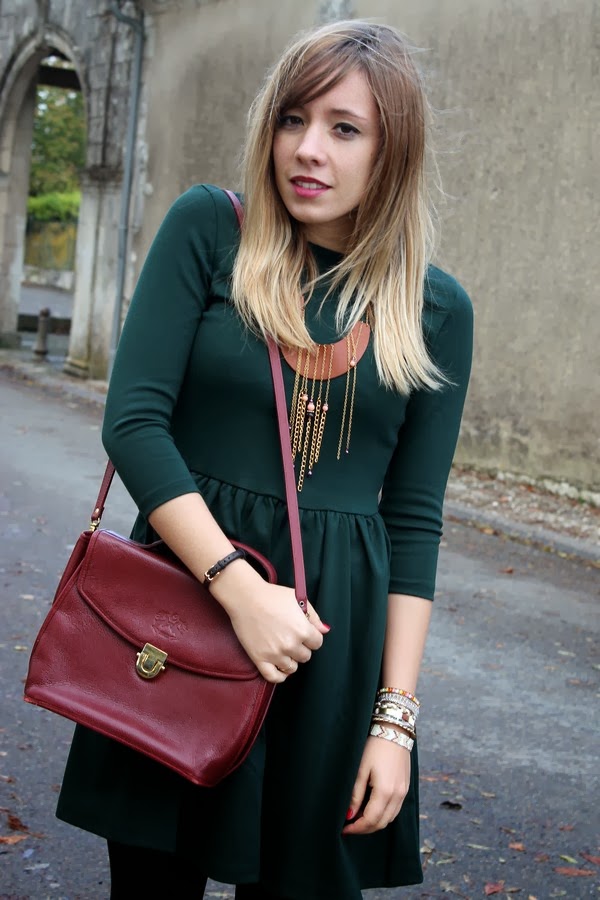 Meilleur blog robe Robe verte sapin