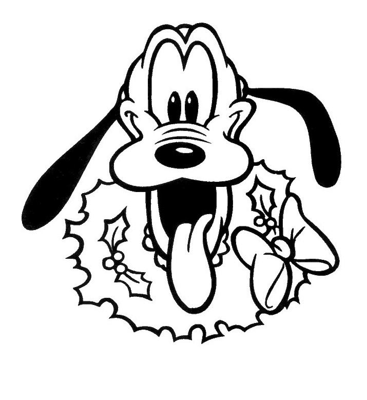 Free Printable Disney Animal Pluto Coloring Pages