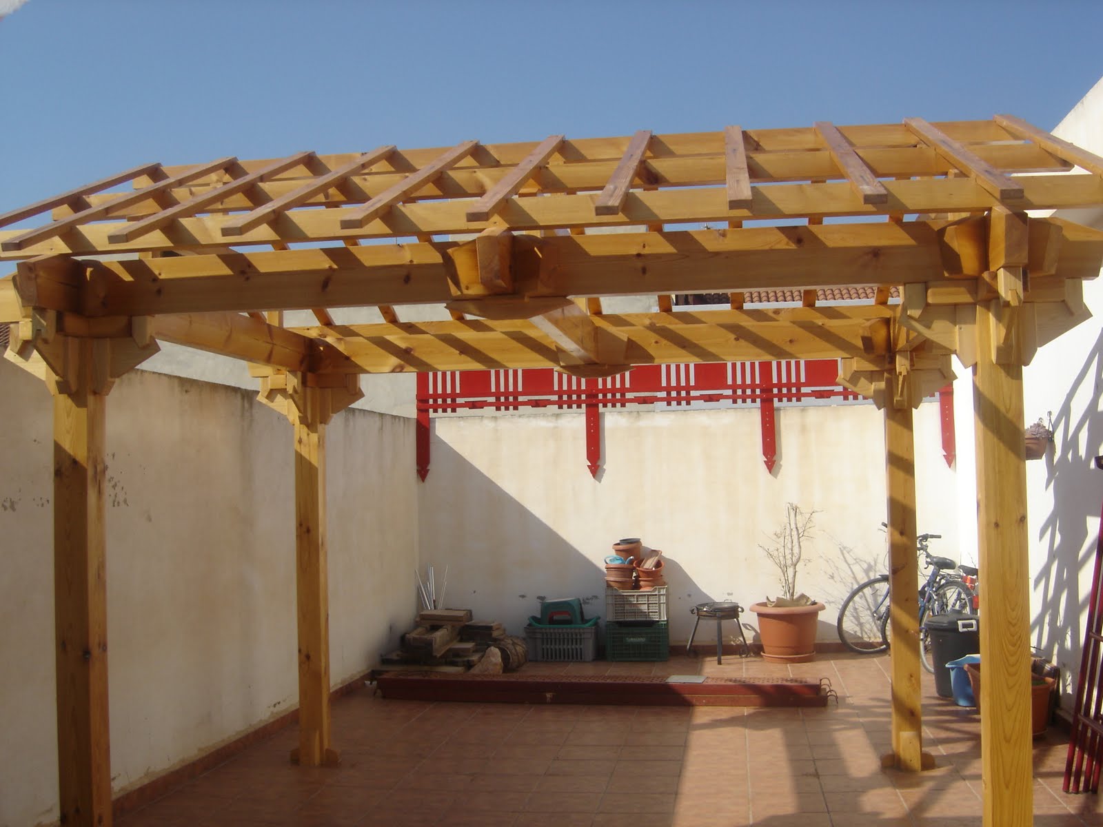 Carpintería Artesanal Pergola madera