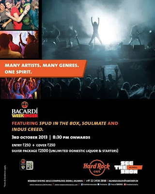 Spud In The Box Rock band, Mumbai Bacardi Weekender Hard Rock Cafe,Mumbai k.j.singh Indian Best Band Ankit Dayal Hartej Sawhney Joshua Singh Rohan Rajadhakshya Siddharth Talwar Zubin Bhathena