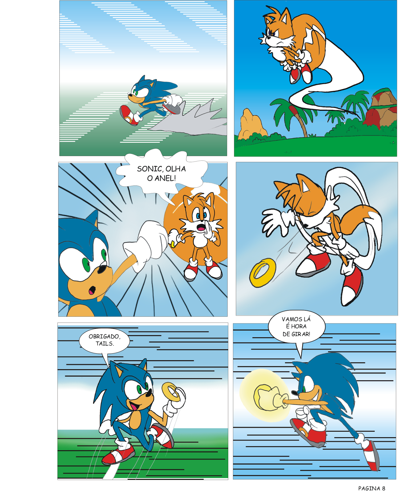 sonic é só de fazer pênaltis episodio 3 conclusão. Pagina+8