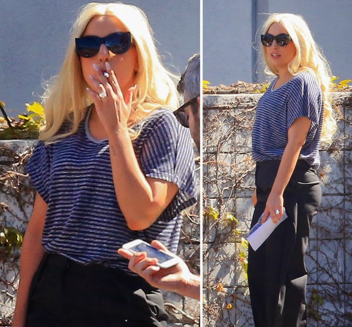 Lady Gaga Smokes A Cig whereas reconnaissance mission Wedding Venues In