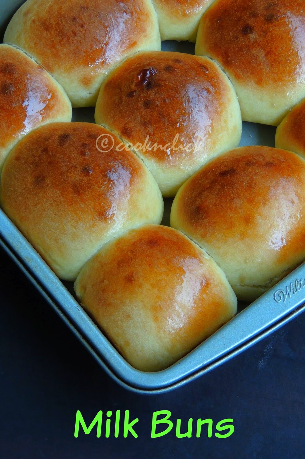 Eggless Milk Buns Cook N Click
