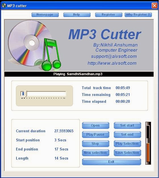 mp3 cutter software mp3 cutter software