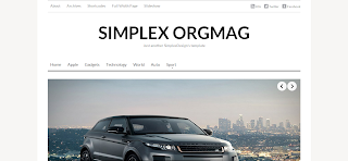 Simplex Orgmag Blogger Template is a Responcive Free Premium Blogger Template