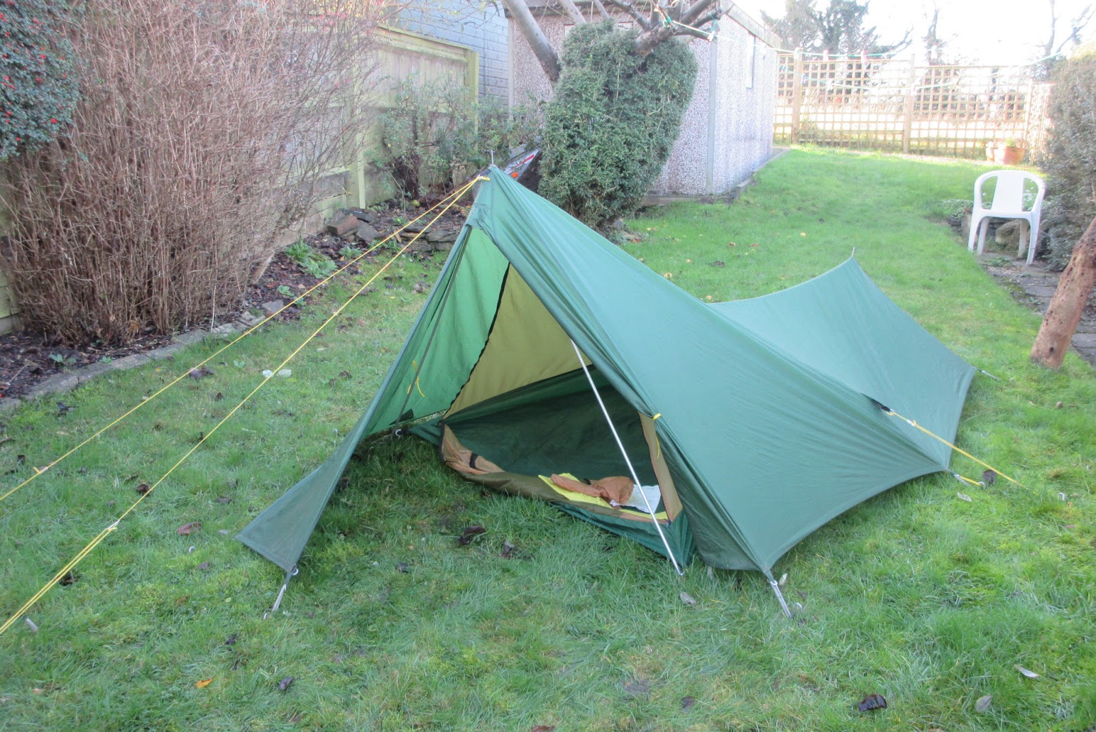 single backpacking tent