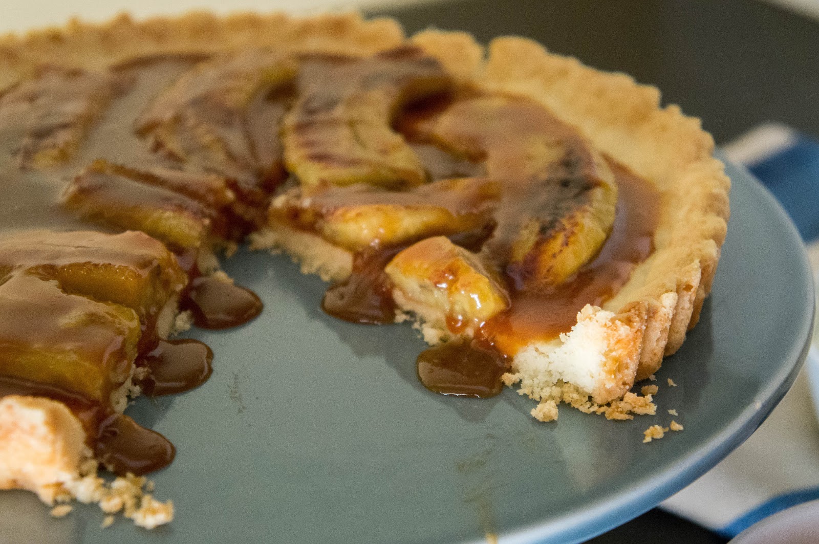 Smart Cookie Bourbon Caramel Banana Tart