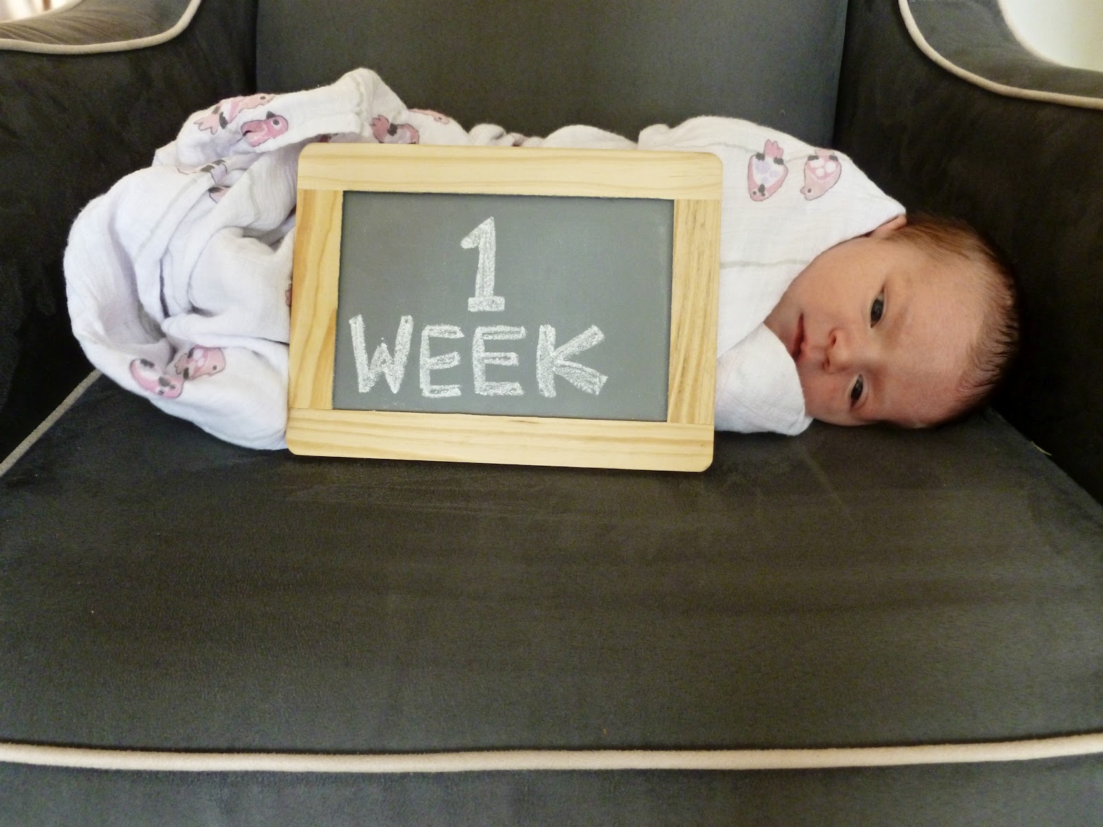 Happy One Week Birthday Harper!