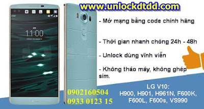 Unlock mo mang giai ma LG V10 xach tay o dau