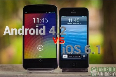 ANDROID 4.2 VS. IOS 6.1 ANDROID 4.2 VS. IOS 6.1