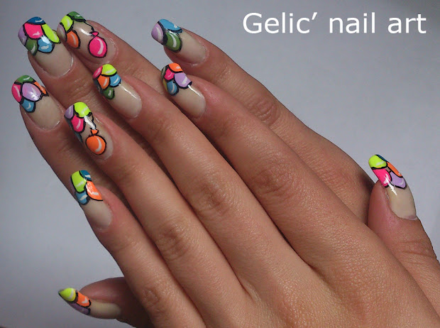 gelic' nail art balloon funky