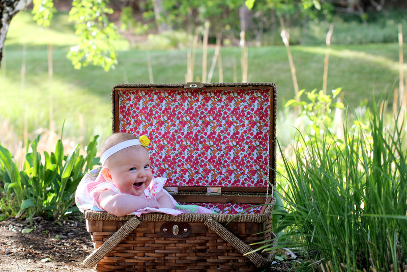 Happier Still Picnic with a baby