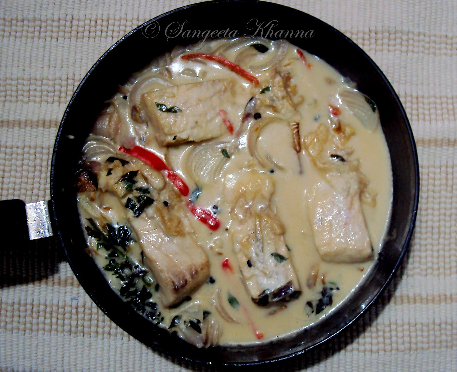 Stewed fish in coconut milk and peppers healthy fish stew