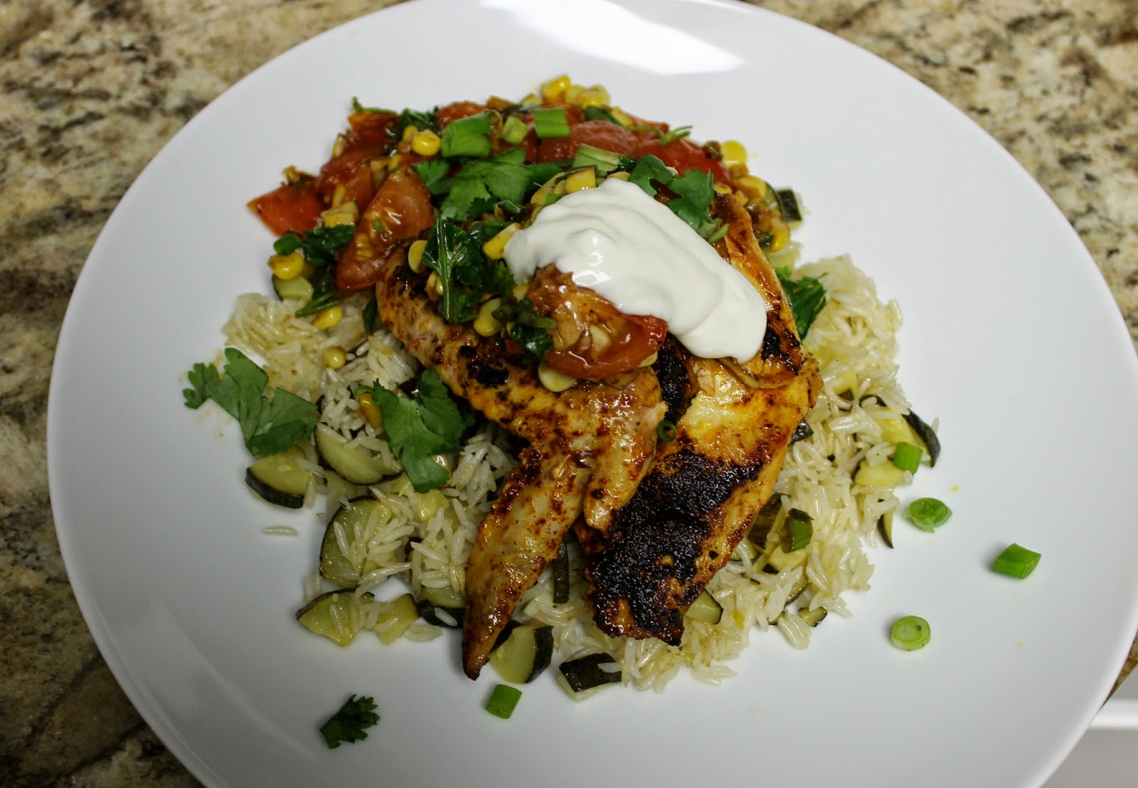 Blue Apron Delivery Service Chile-Dusted Chicken