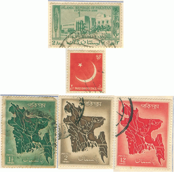 My collection of stamps of Pakistan 1956 Hobby Shobbys