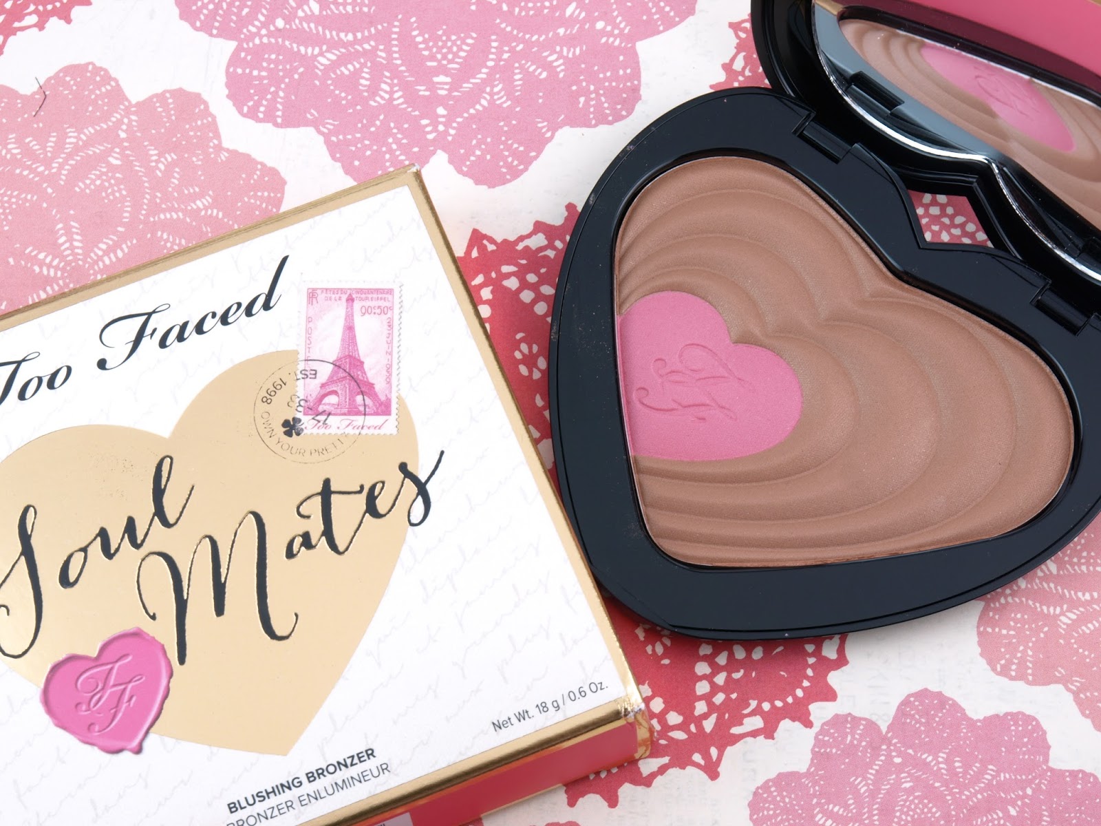 Too Faced Soul Mates Blushing Bronzer Review and Swatches The Happy Sloths Beauty, Makeup