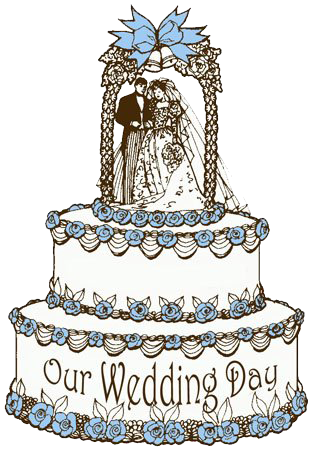 Wedding Graphics for Clergy: Click On Cake