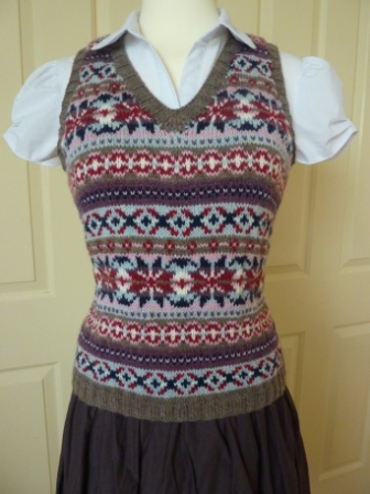 fair isle vest pattern