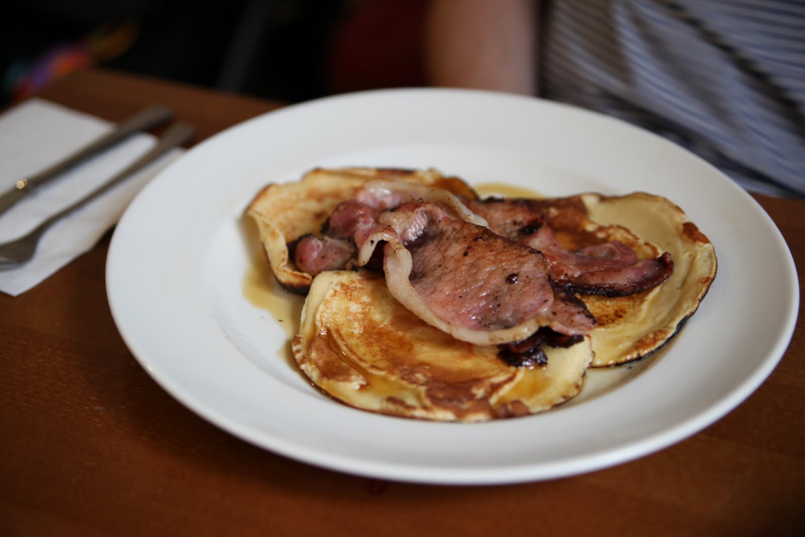 American Pancakes Bacon