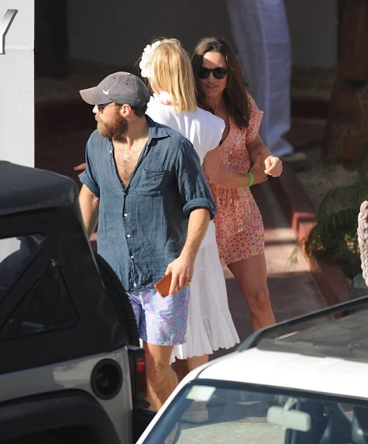  Pippa Middleton and James Middleton, Donna Air new year holiday at Nikki Seashore Hotel of St Barts