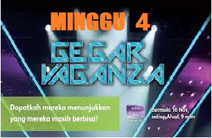 lagu Konsert Gegar Vaganza Astro 2014 Minggu 4 (Keempat) Gegar Vaganza Astro 2014 Minggu 4 (Keempat)