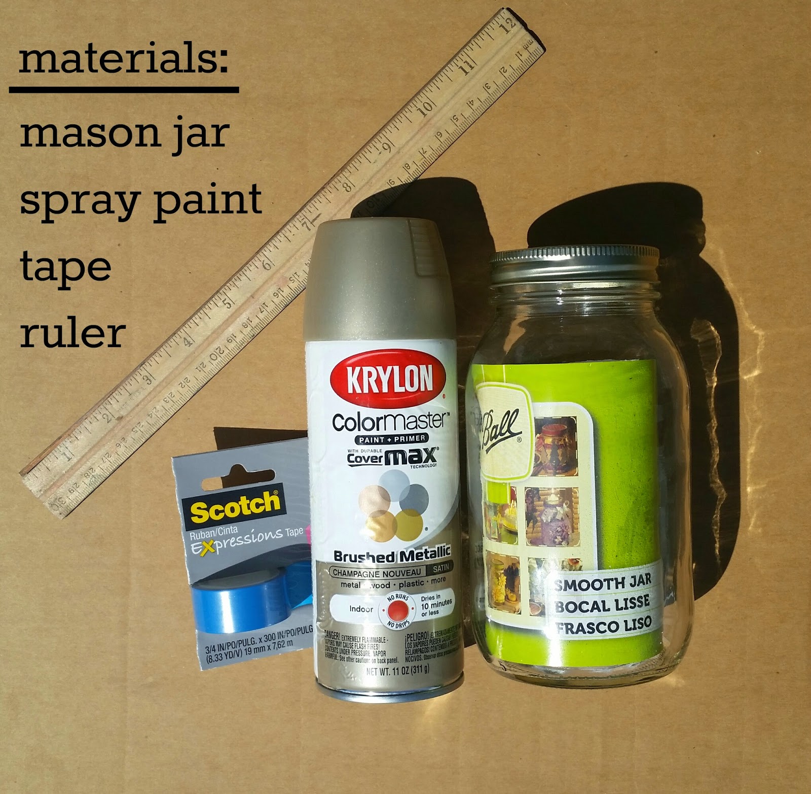 Striped Mason Jar Tutorial - jointhegossip.com