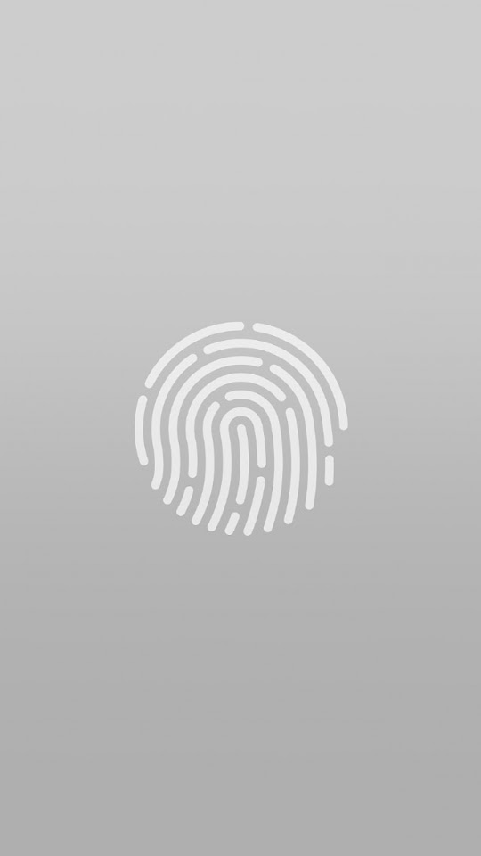 Gray Touch ID Fingerprint Sensor  Android Best Wallpaper