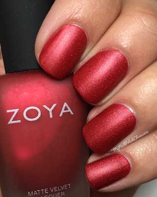 Zoya Matte Velvet Holiday; Amal Zoya Matte Velvet Holiday; Amal