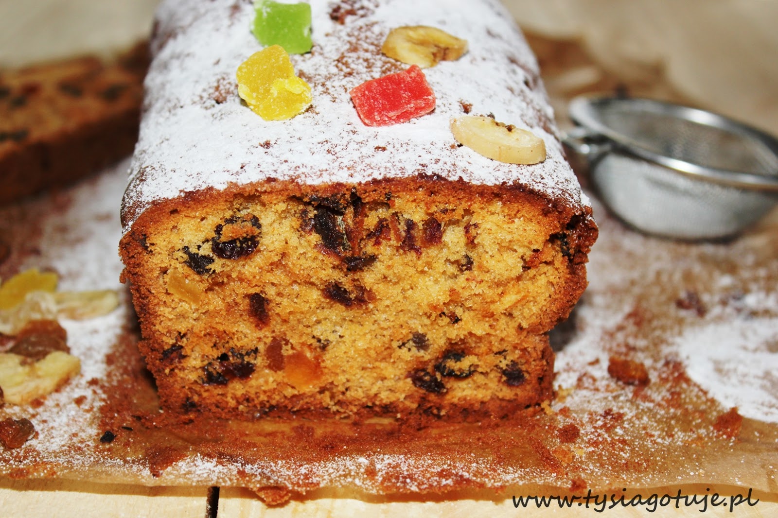 Keks Z Bakaliami. Tysia Gotuje blog kulinarny