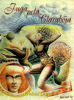Capa de 'Fuga pela Claraboia', livro de poemas de Francisco de Freitas Leite (1997)