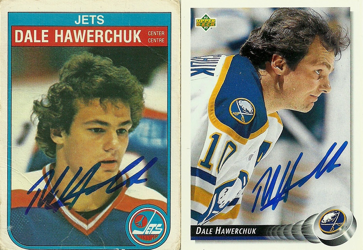 Dale Hawerchuk Memorabilia, Autographed Dale Hawerchuk