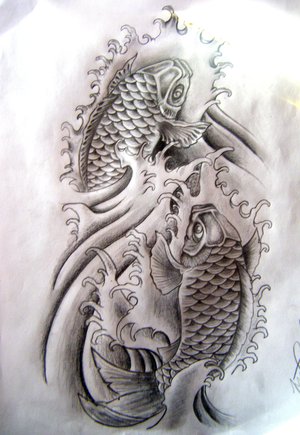 koi fish tattoo designs black and white koi carp tattoo outline