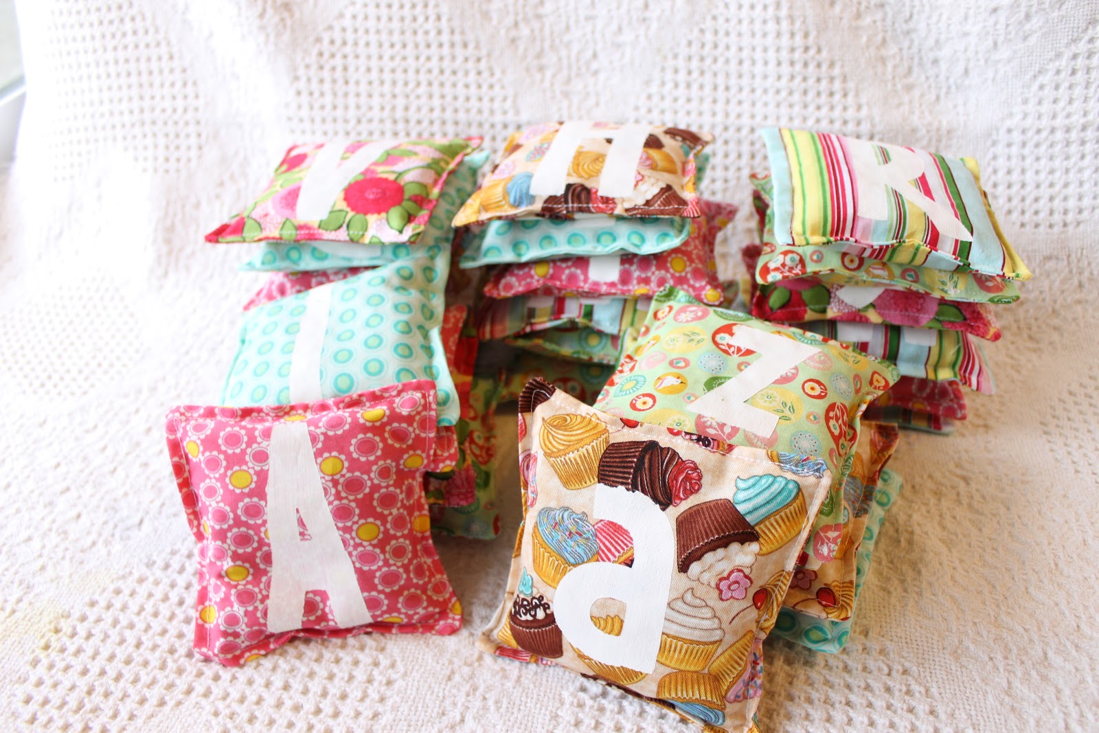 Sean & Shey PinSpiration Alphabet Bean Bags