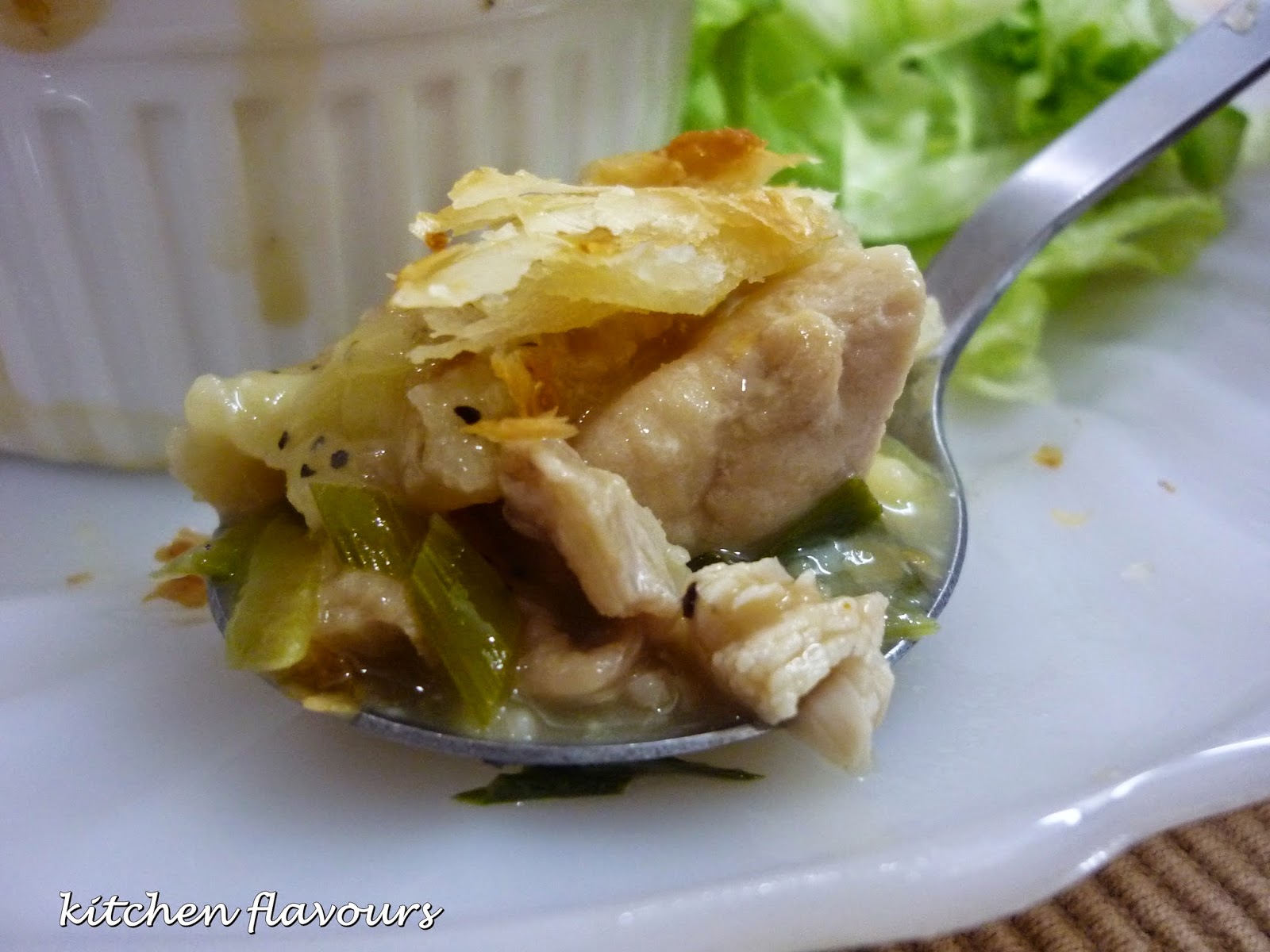 kitchen flavours Chicken, Leek and Parsley Pie And A Roundup for