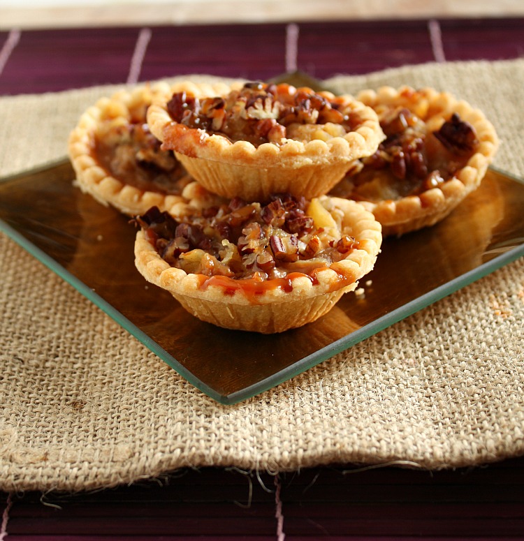Vanilla Clouds and Lemon Drops Toffee Apple Tarts