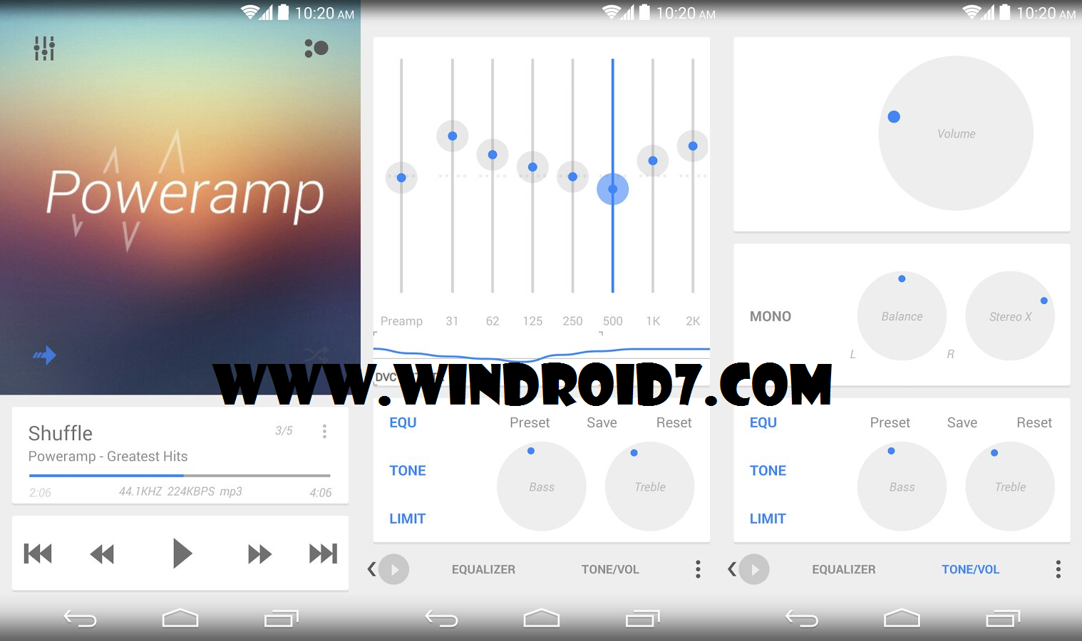 Poweramp skin 5in1 Now/Card UI v1.1.4 Apk Salas Android