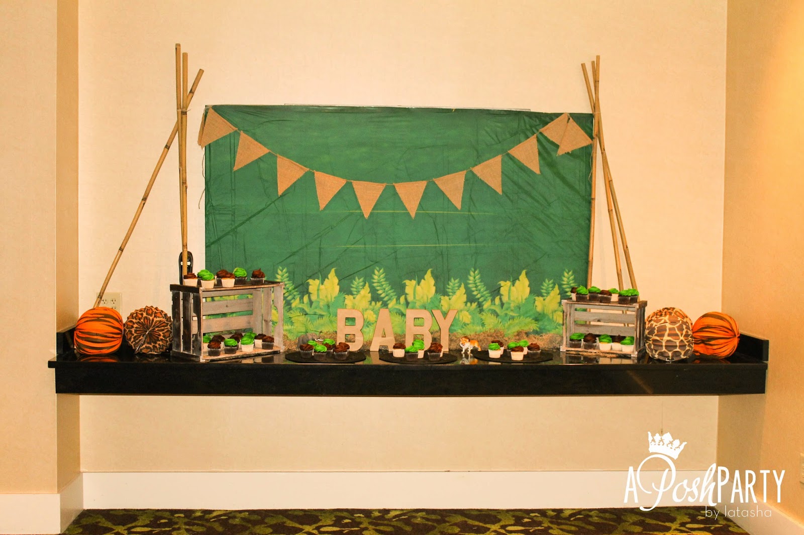 The Posh Pages Atlanta Memphis Baby Showers Jungle Safari